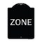 Signmission Designer Series Sign-Zone, Black & Silver Heavy-Gauge Aluminum Sign, 24" x 18", BS-1824-22692 A-DES-BS-1824-22692 - alternate 1